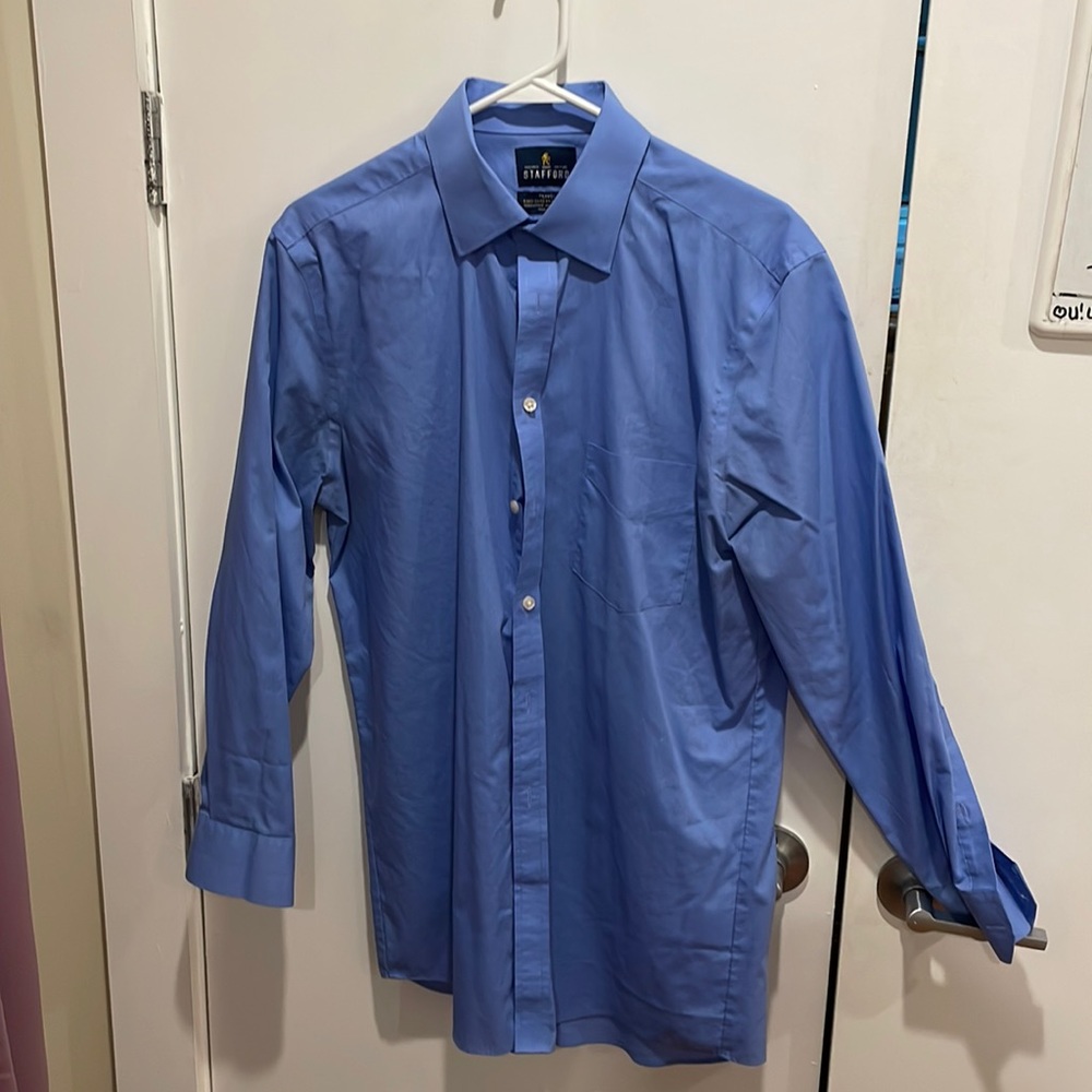 Blue dress shirt